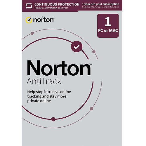 Norton AntiTrack – 1-Year / 1-PC or 1-Mac – Global